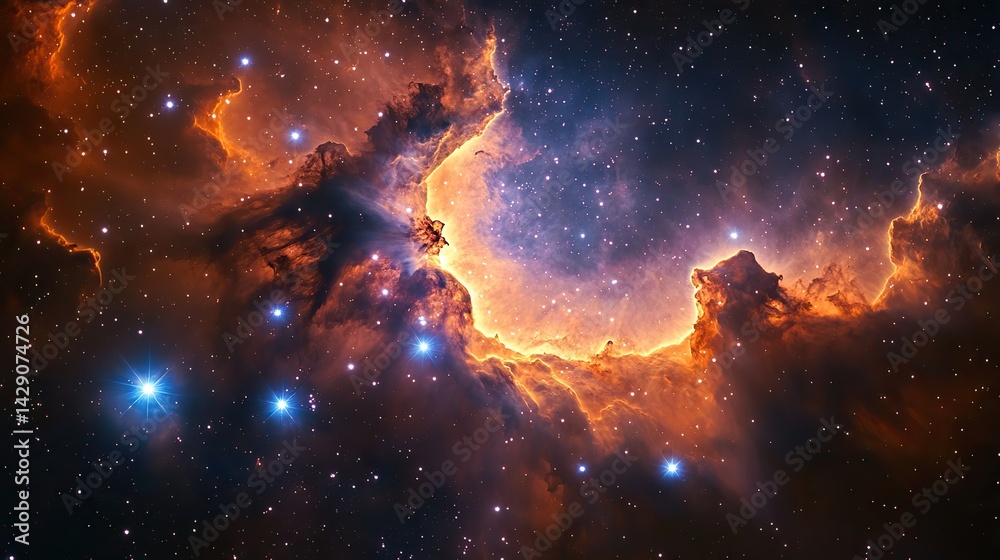 Canvas Prints nebulae are interstellar clouds of gas and dust