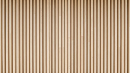 Wooden Vertical Stripes Wall Panel in Natural Light and Soft Tones