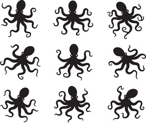 Octopus Vector Silhouette | Marine Life SVG Clipart

Octopus SVG Cut File | Tentacle Silhouette for Cricut

Nautical Octopus Silhouette | Ocean Animal Vector Design

Kraken Octopus Vector | Sea Creatu