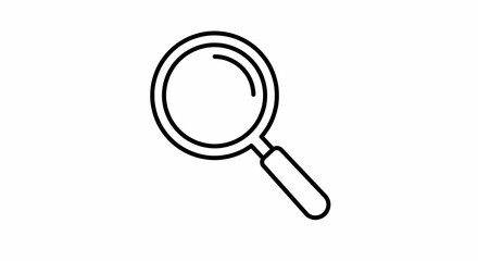 Magnifying Glass Icon for Search or Investigation