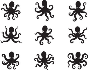 Octopus Vector Silhouette | Marine Life SVG Clipart

Octopus SVG Cut File | Tentacle Silhouette for Cricut

Nautical Octopus Silhouette | Ocean Animal Vector Design

Kraken Octopus Vector | Sea Creatu
