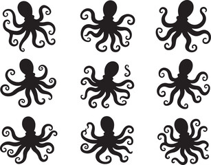 Octopus Vector Silhouette | Marine Life SVG Clipart

Octopus SVG Cut File | Tentacle Silhouette for Cricut

Nautical Octopus Silhouette | Ocean Animal Vector Design

Kraken Octopus Vector | Sea Creatu
