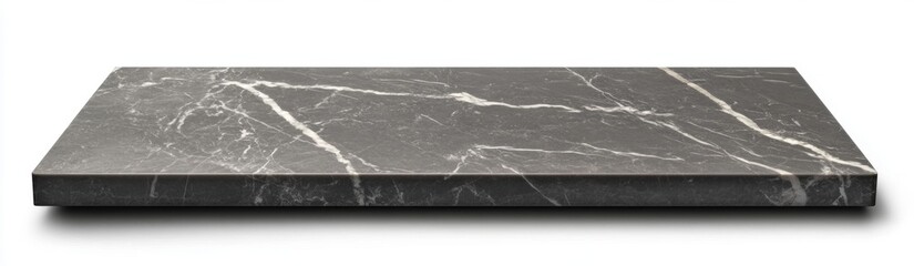 Dark Gray Rectangular Marble Surface
