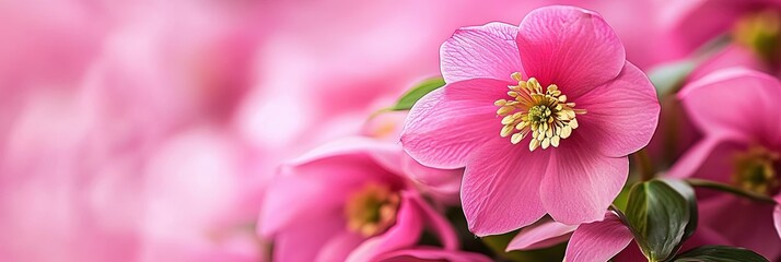 Fototapeta premium beautiful hellebore flower 