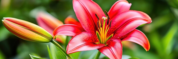 Fototapeta premium beautiful lily flower 