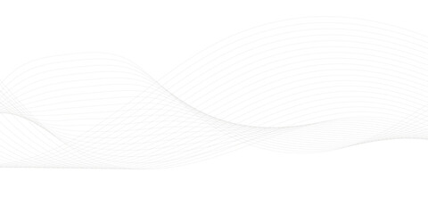 Abstract grey wavy lines background. Digital frequency track equalizer. Abstract frequency sound wave lines and technology curve lines background. Abstract background with business lines background.	