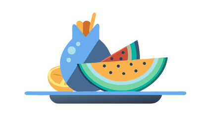 watermelon yellow, icon