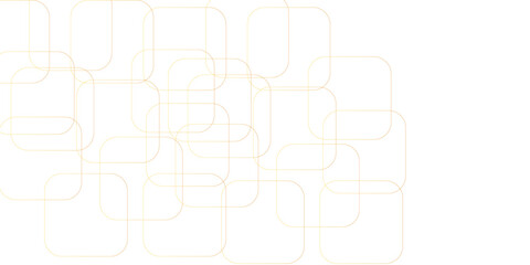 Seamless random geometric golden square lines pattern on a transparent background. Realistic line geometric square and triangle shape, Abstract golden lines pattern texture business background.