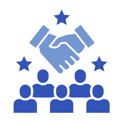 Customer Relationship  Icon Element For Design	