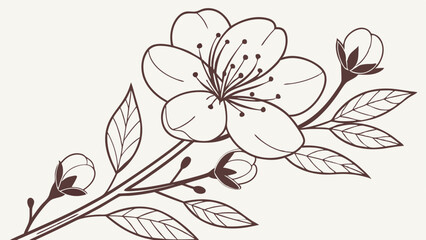 vector illustration of a flower