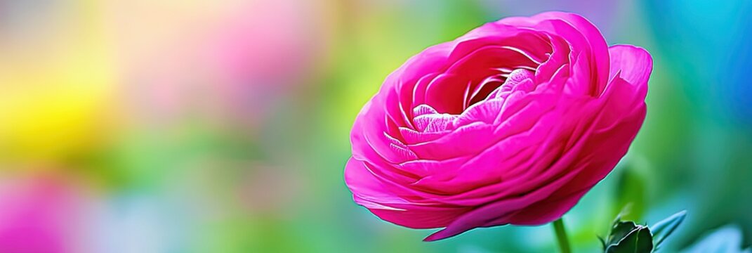 beautiful persian buttercup flower