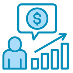 Business Consulting  Icon Element For Design	