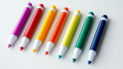 A whiteboard marker set with different colors.