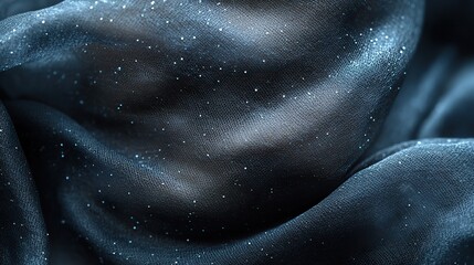 Silvered thread weaves through the fabric of a cloak of invisibility