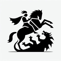 Ilustra&ccedil;&atilde;o de S&atilde;o Jorge