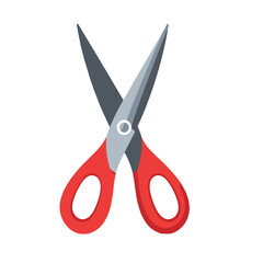 scissors icon simple flat design