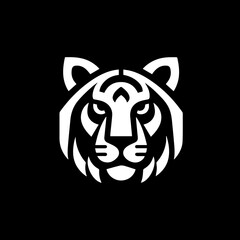 Obraz premium Royal Bengal Tiger shape logo symbol 