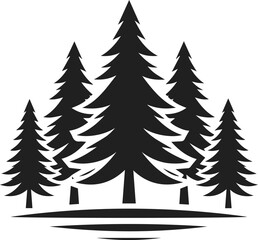 Pine Tree flat vector 
