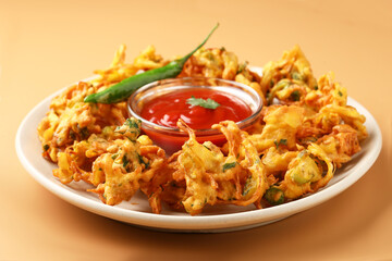 Onion Bhajis or Onion Pakora