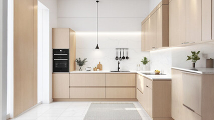 Modern Minimalist Modular Kitchen Design