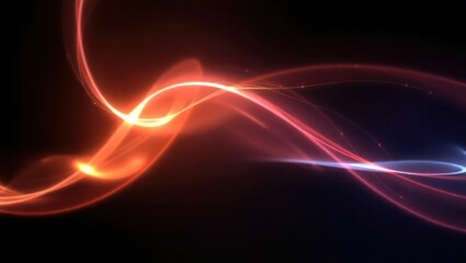 Prism light effect on black background. Prism Light. Illustration