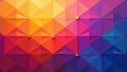 Fototapeta premium Abstract geometric tile, smooth color gradation, design, vector