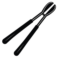 Tongs Vector – Kitchen Utensil Illustration for Cooking, BBQ & Food Design Projects