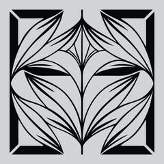 black and white seamless pattern