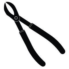 Tongs Vector – Kitchen Utensil Illustration for Cooking, BBQ & Food Design Projects