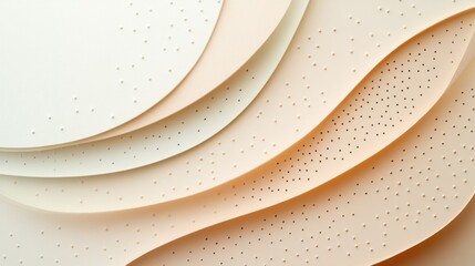 abstract background with soft ecru tones dotted design and eggshell paper texture