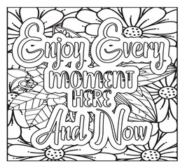 Motivational Quotes Coloring Pages For KDP
