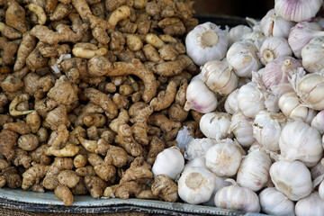 fresh vegetables on a local market in sri lanka
