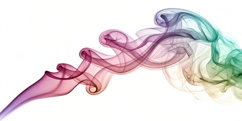 Fototapeta premium Abstract Art Explosion: Colorful Smoke and Ink Designs