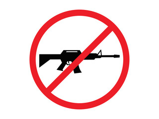 No weapon sign