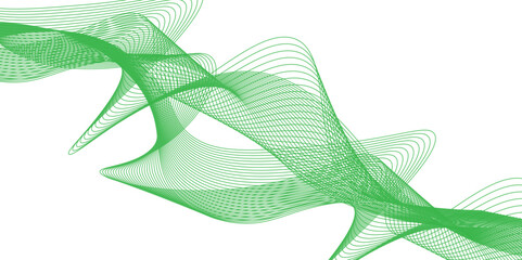 Abstract background wave line in vector business texture. Green wave background. red lines vector banner template. Curved wavy line, smooth.	