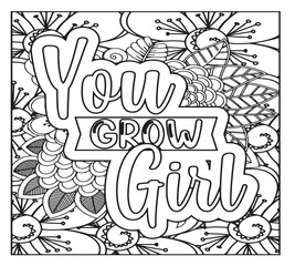 Motivational Quotes Coloring Pages For KDP
