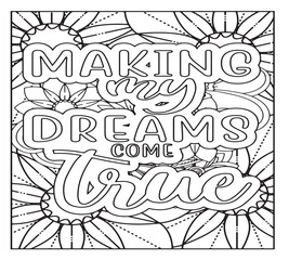 Motivational Quotes Coloring Pages For KDP
