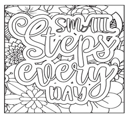 Motivational Quotes Coloring Pages For KDP
