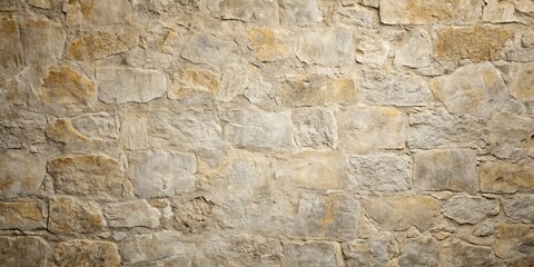 Rustic Beige Stone Wall Texture A Seamless Background of Irregularly Shaped Blocks