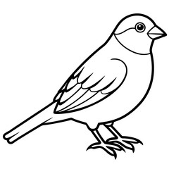 Single-Line Finch Vector Design