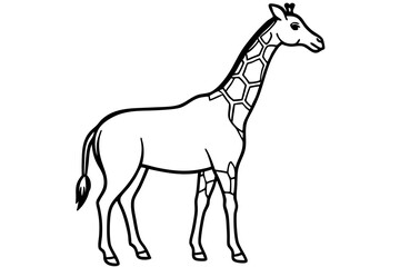 One-Line Giraffe Design