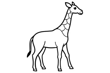One-Line Giraffe Design
