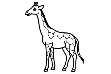 One-Line Giraffe Design