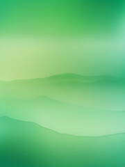 Obraz premium Green gradient abstract background with soft waves and smooth light flow – modern minimal design