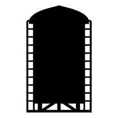 Silhouette of a classic Islamic architecture window frame with intricate design