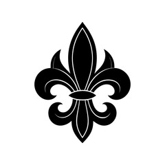 Fleur De Lis Silhouette vector illustration © Love