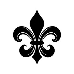Fleur De Lis Silhouette vector illustration