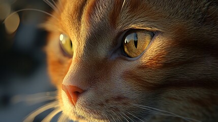 British Shorthair cat studio shot, showcasing its unique and charming features