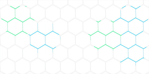 Seamless Hexagonal Geometric Pattern with a Modern Honeycomb Design