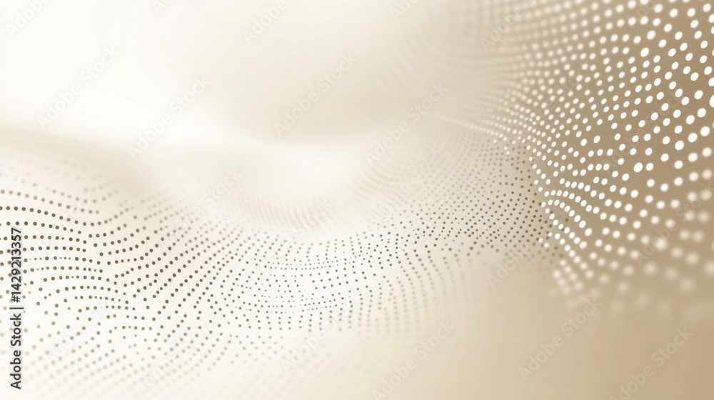 Fototapete abstract background with soft ecru tones dotted design and eggshell paper texture